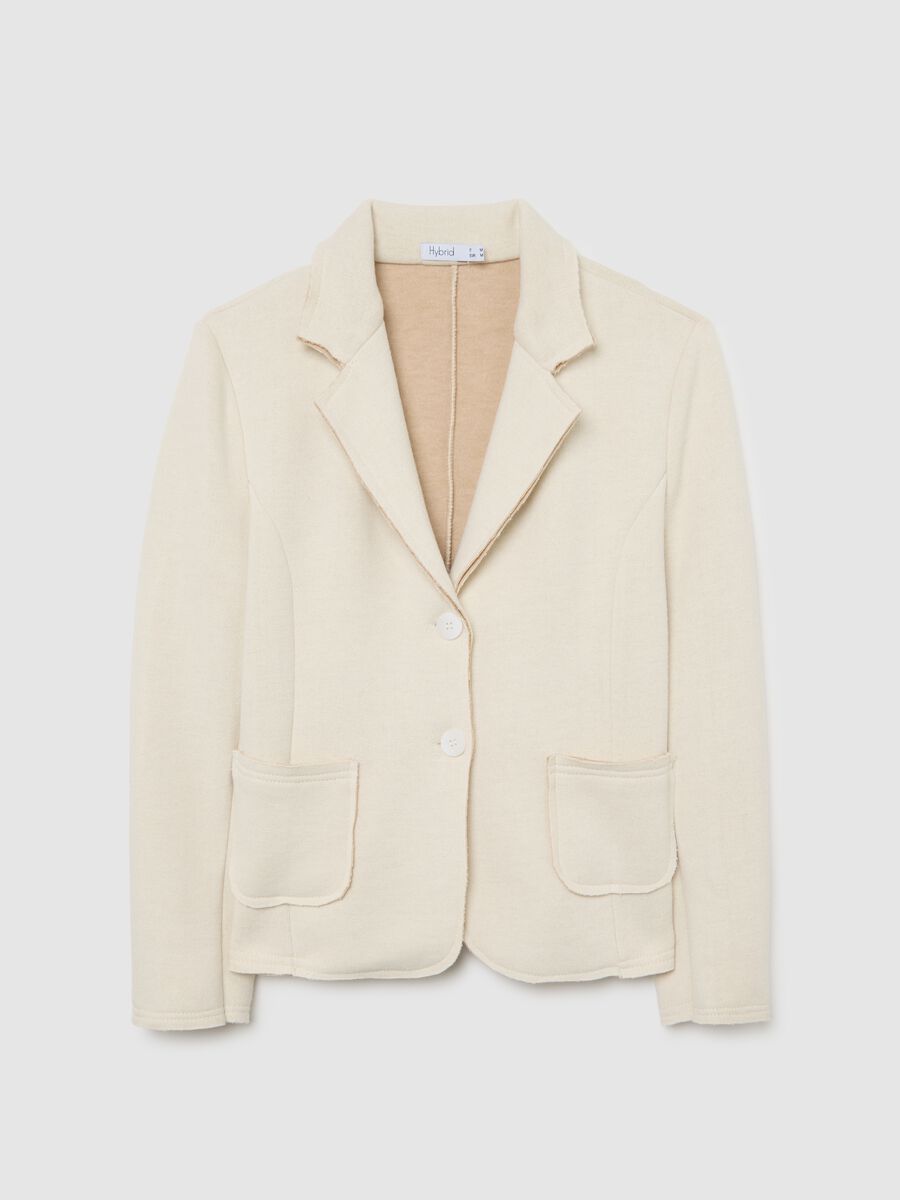 Giacca beige con tasche_4