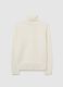 White Acrylic Turtleneck Jumper_4