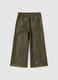 Green faux leather trousers_1