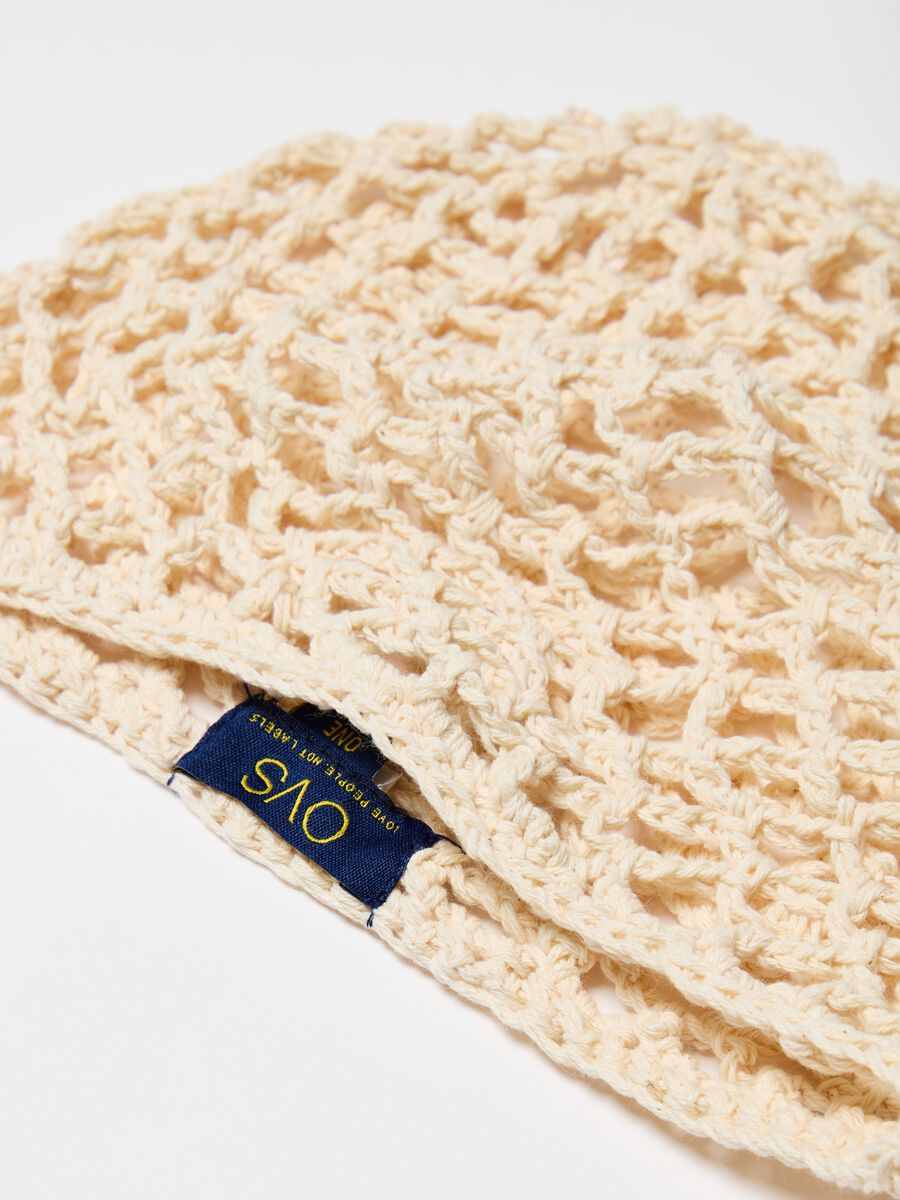 Cotton crochet cap_2