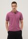 Purple stretch cotton polo shirt, regular fit_0