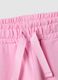 Girls' pink pure cotton shorts with regular fit_2