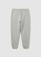 Cotton joggers with logo embroidery_2