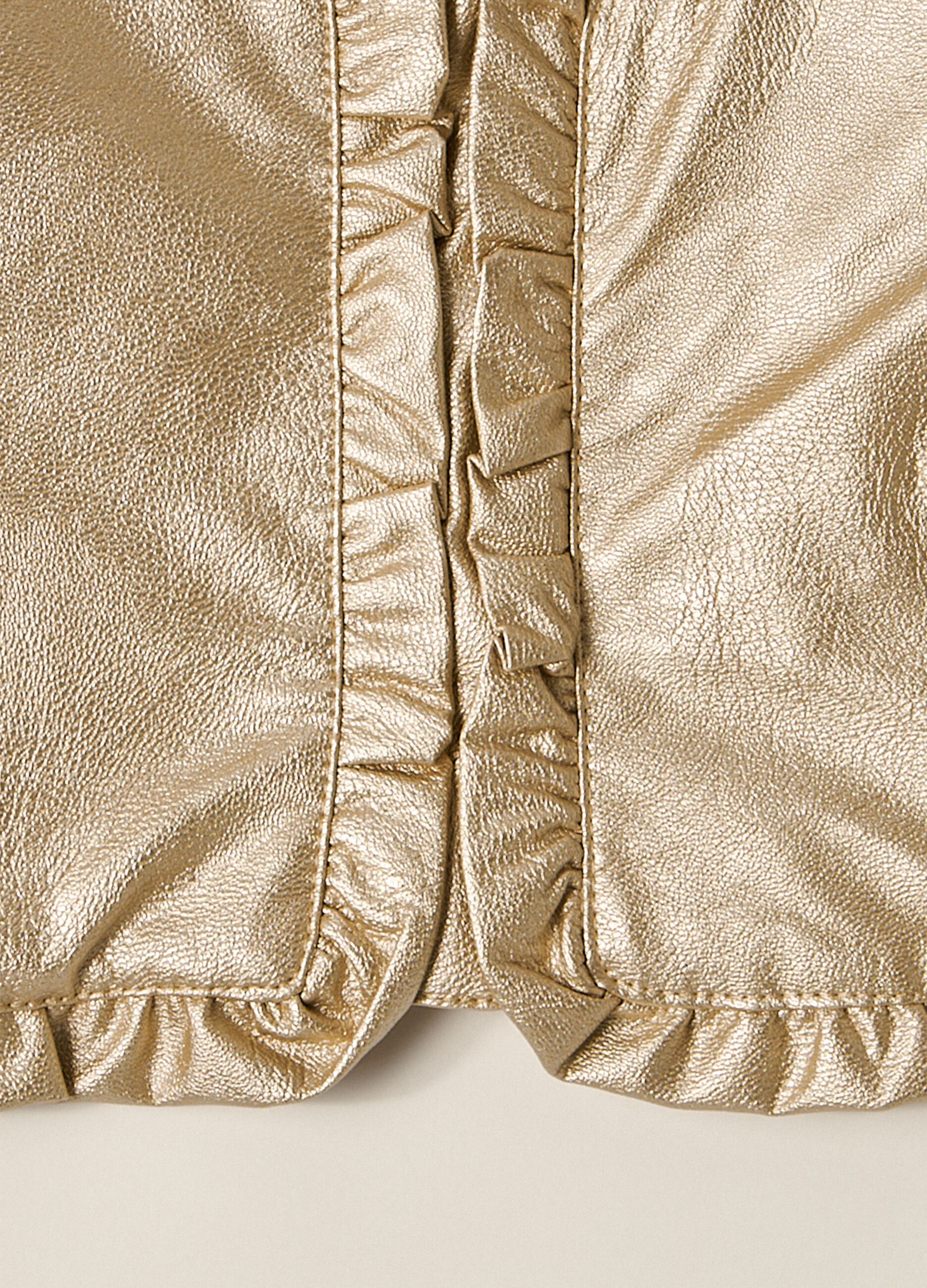 Giacca in eco pelle IANA neonata