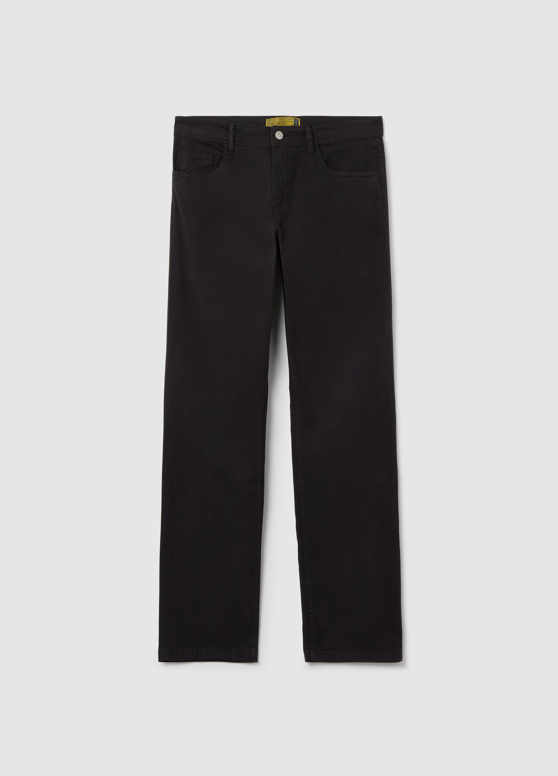 Pantaloni regular fit cinque tasche
