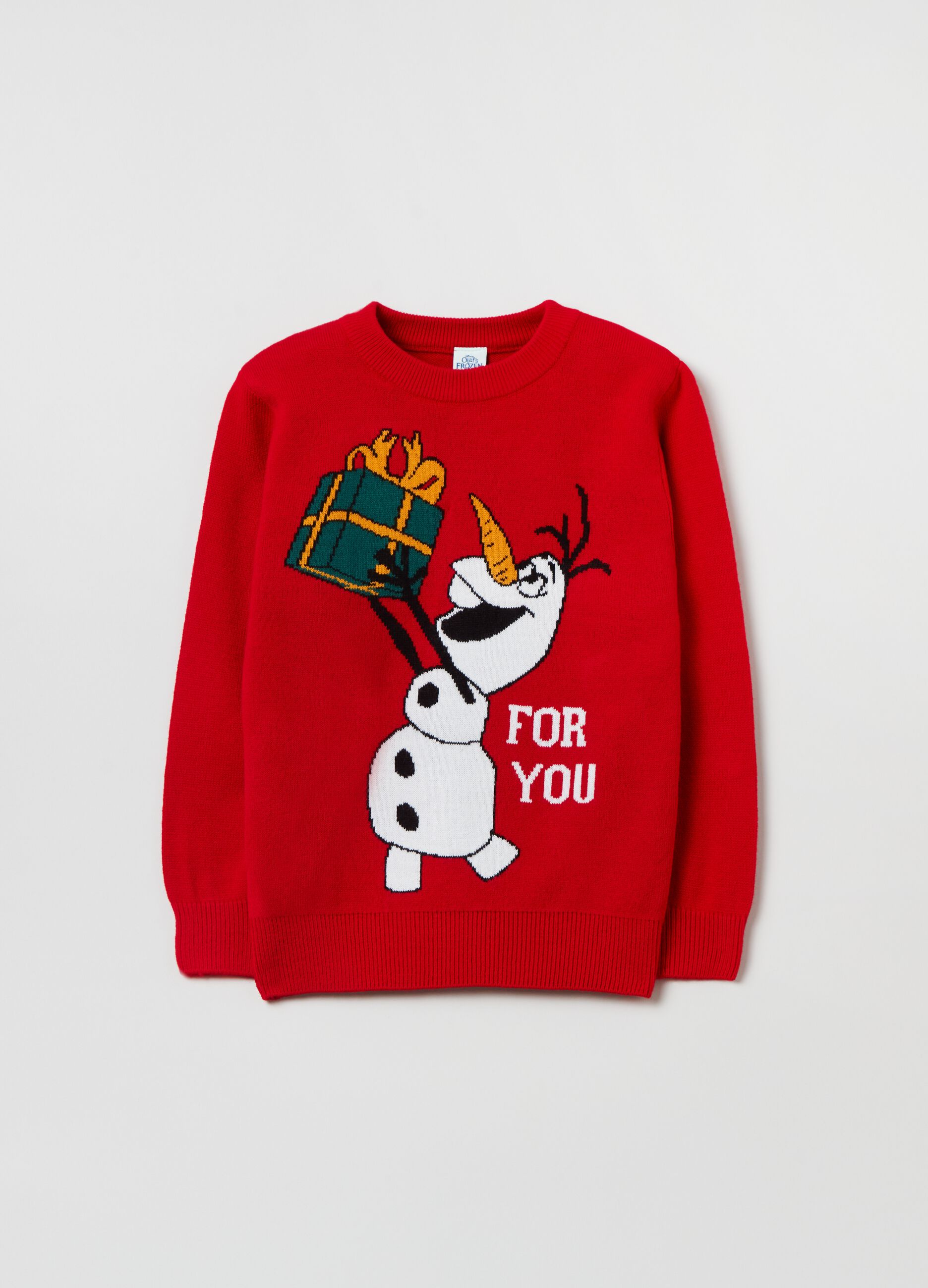 Pullover natalizio con disegno Disney Olaf _0