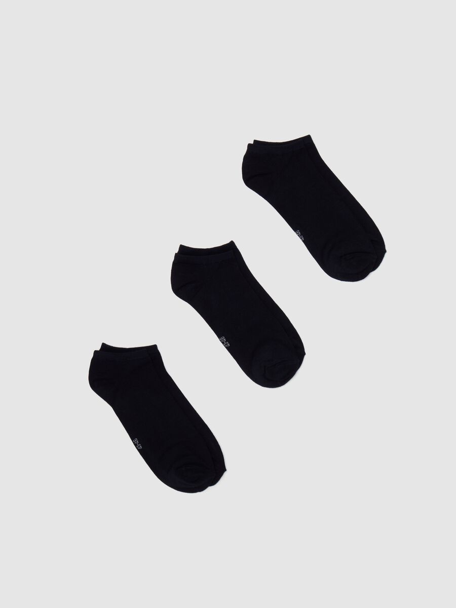 Three-pair pack shoe liners in bamboo viscose_0