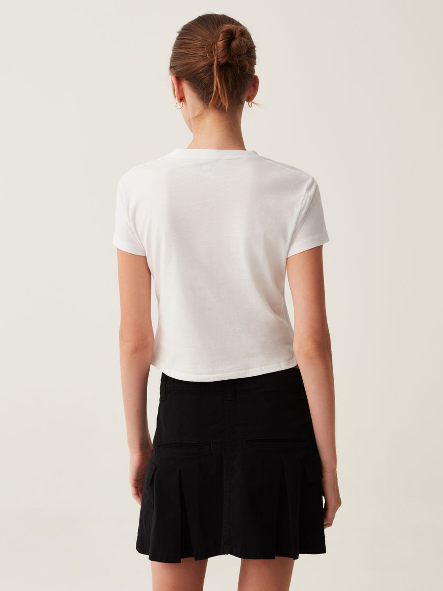 T-shirt cropped in cotone_2