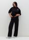 Wide-leg trousers in fleece_0