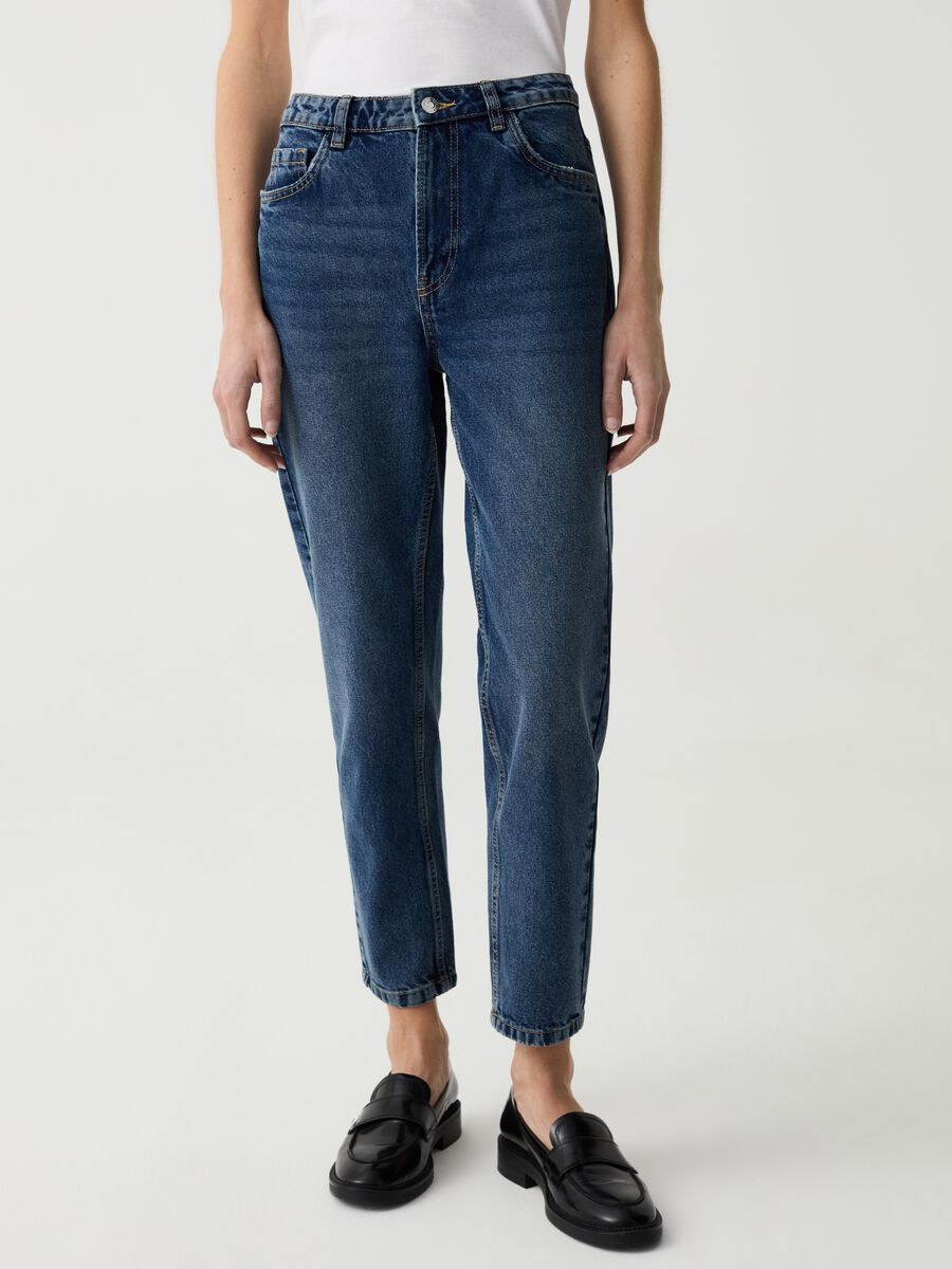 Mum-fit crop jeans_1