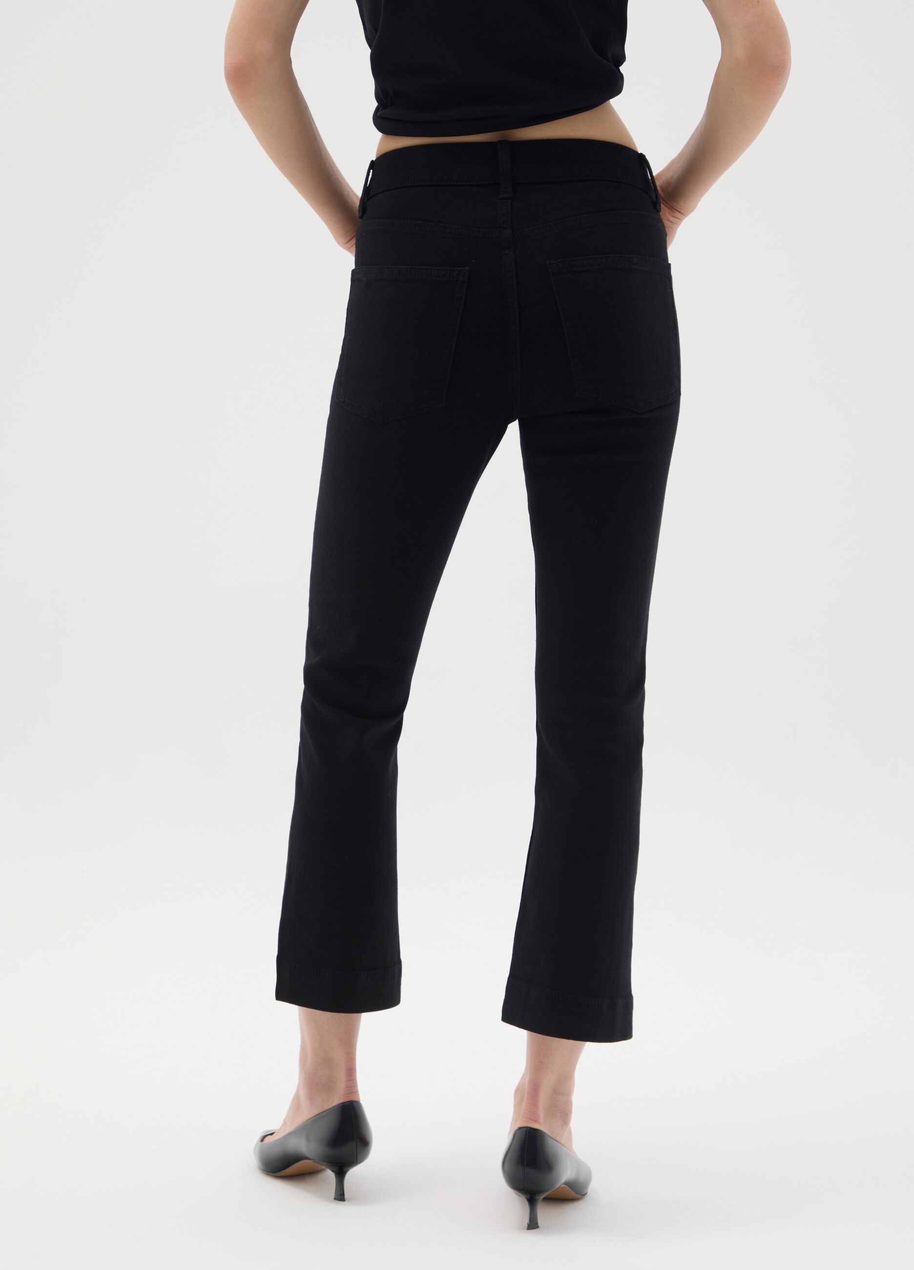 Jeans in denim nero slim fit