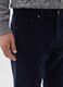 Slim fit blue stretch cotton cord trousers_3