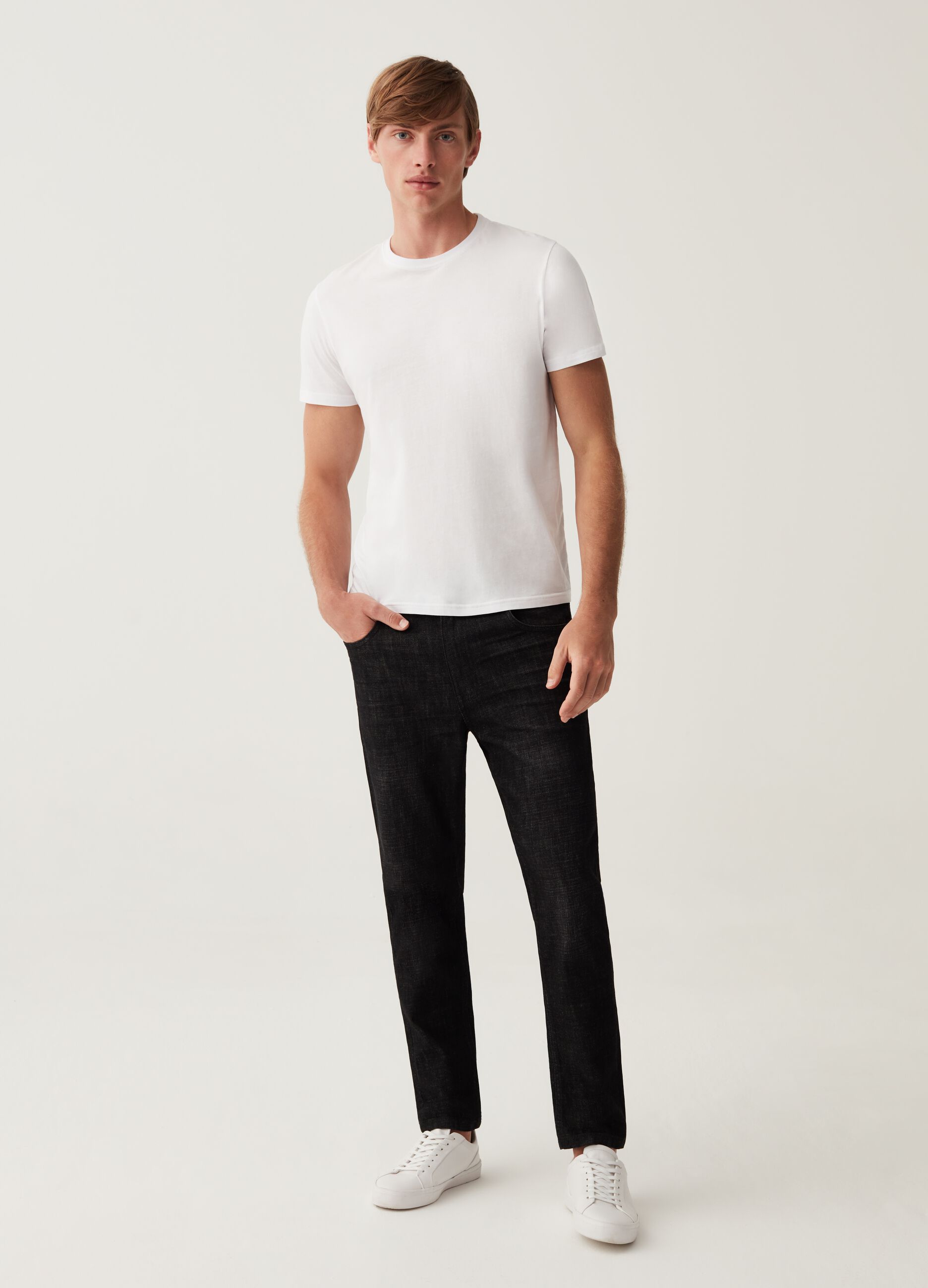 Jeans relaxed fit cinque tasche_0