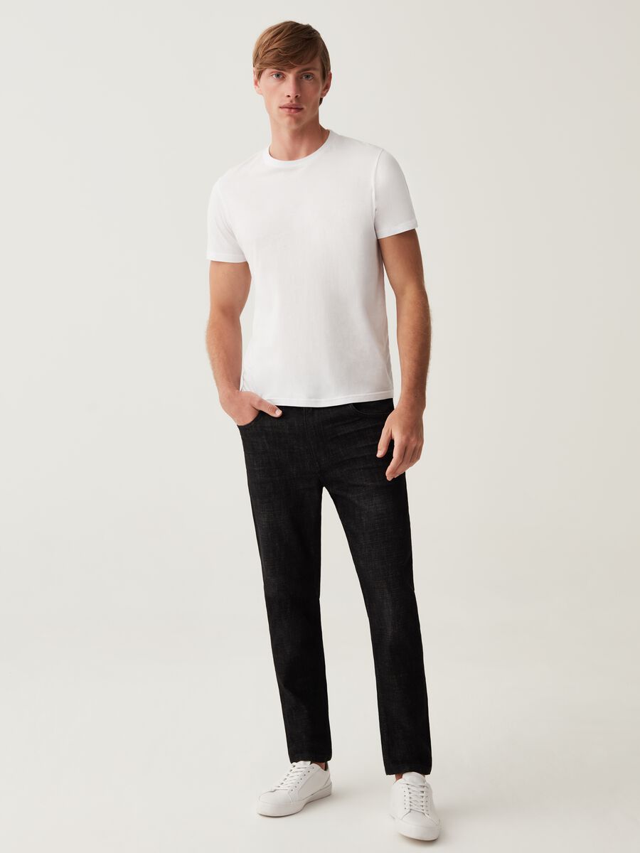 Jeans relaxed fit cinque tasche_0