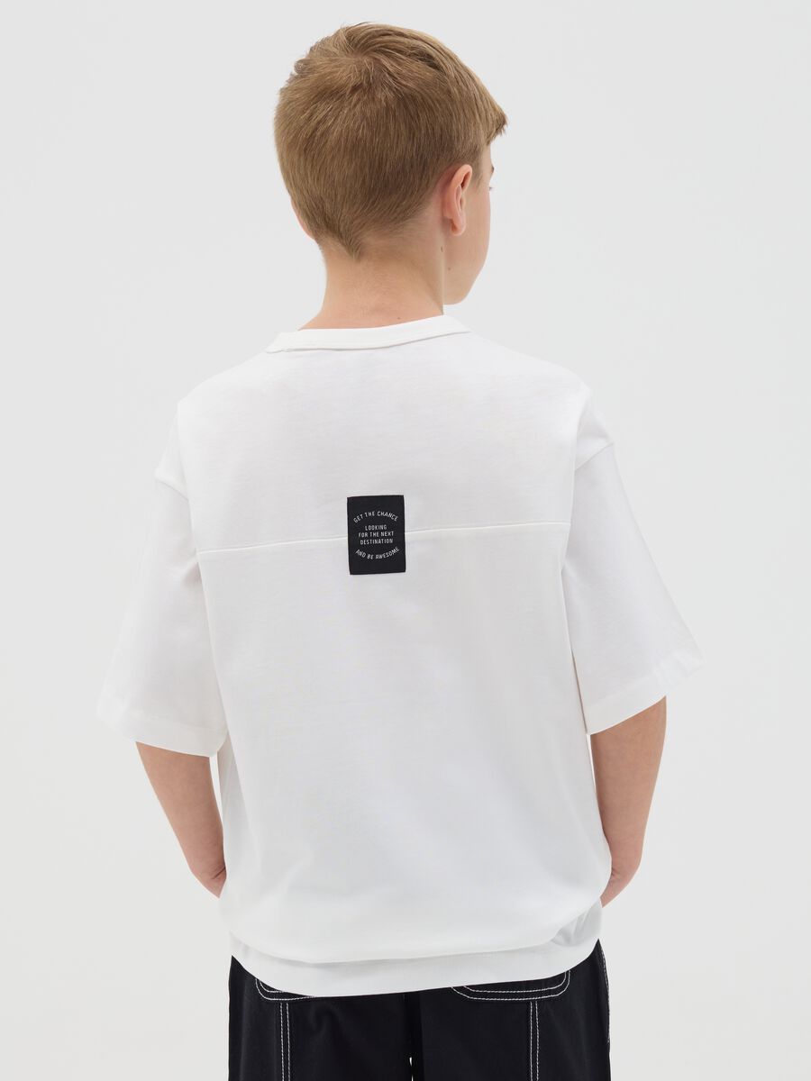 Over-fit T-shirt in cotton with "Union Square" print_2