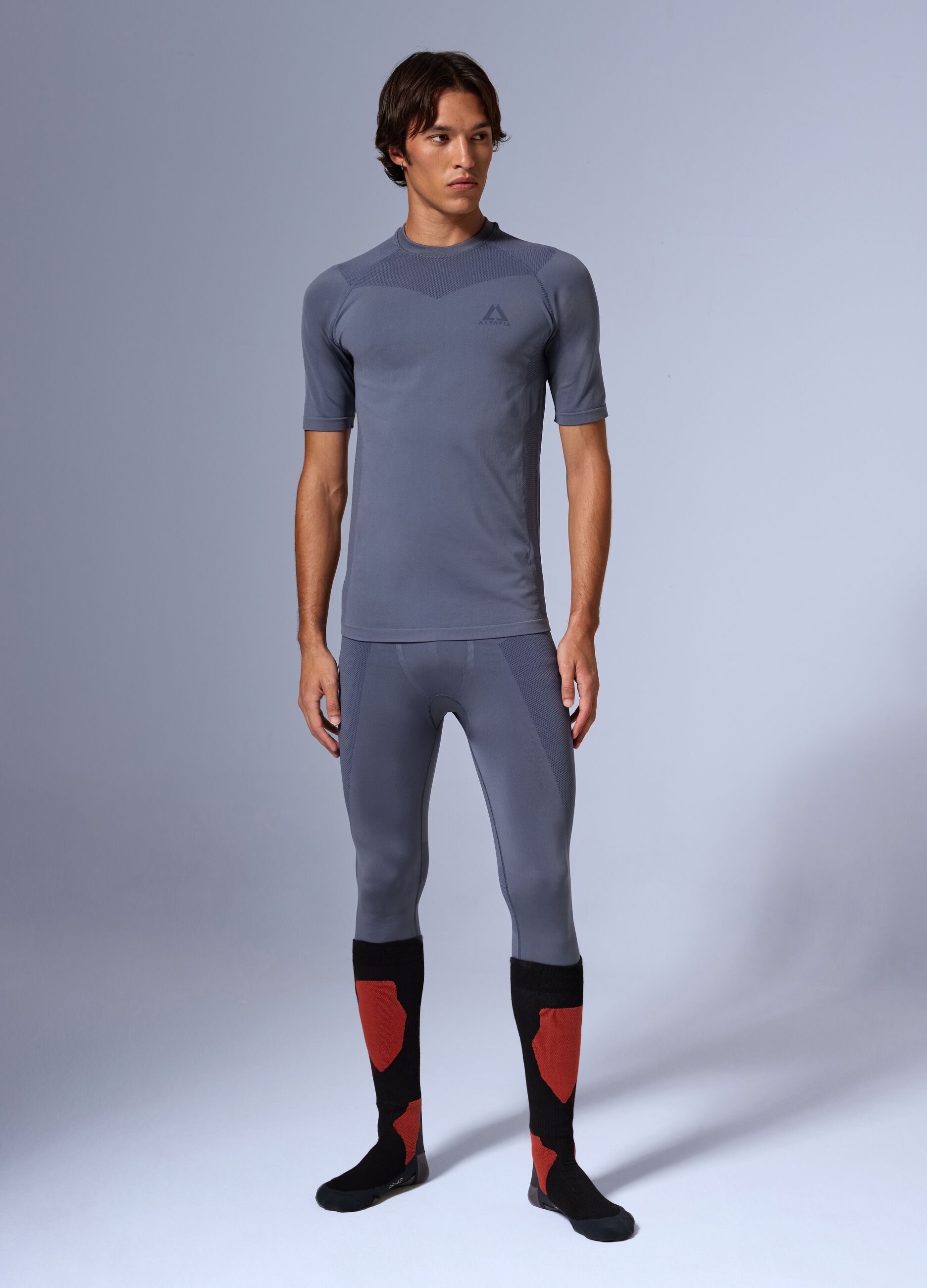Short sleeve thermal seamless T-shirt ALTAVIA WITH DEBORAH COMPAGNONI