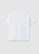 Girls&rsquo; white regular-fit T-shirt in 100% cotton with print_1