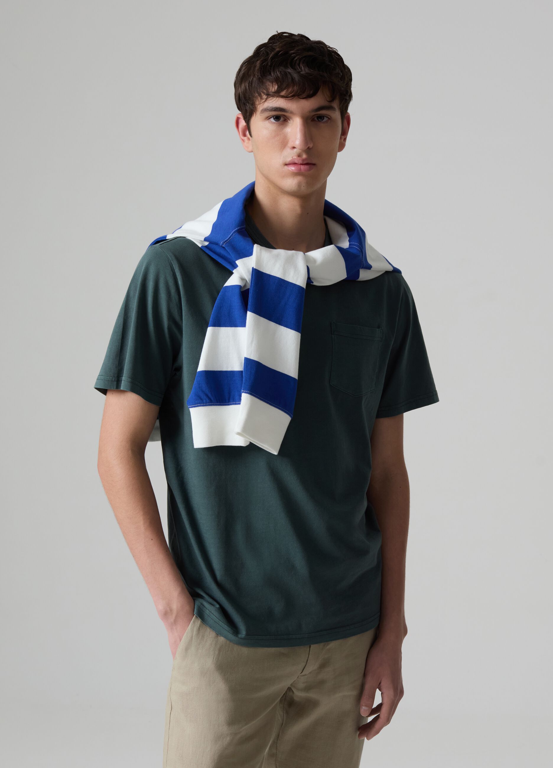 Ovs T-shirt girocollo con tasca
