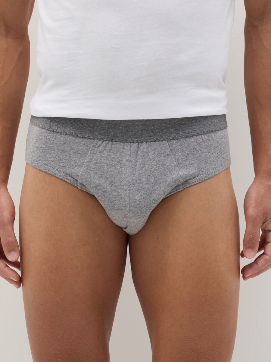 Three-pack briefs in organic cotton_1