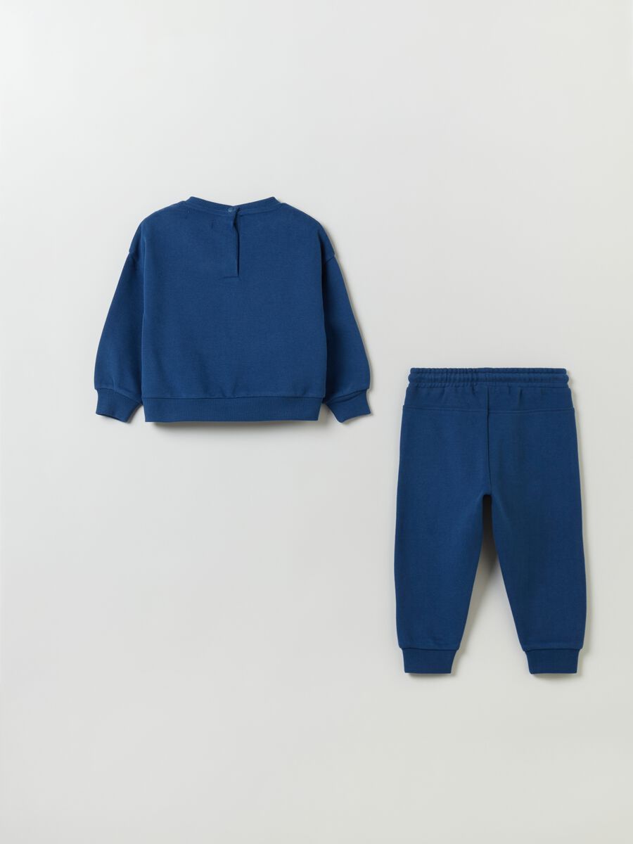 Jogging set con patch natalizia Topolino_1