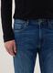 Blue Stretch Denim Slim Fit Cotton Jeans_3