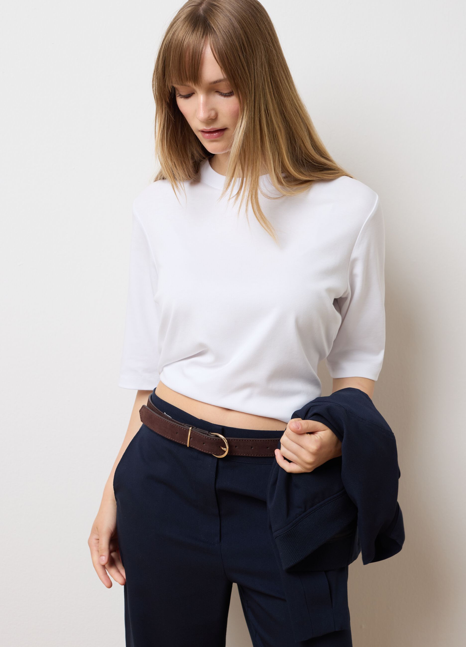 White Regular Fit T-shirt