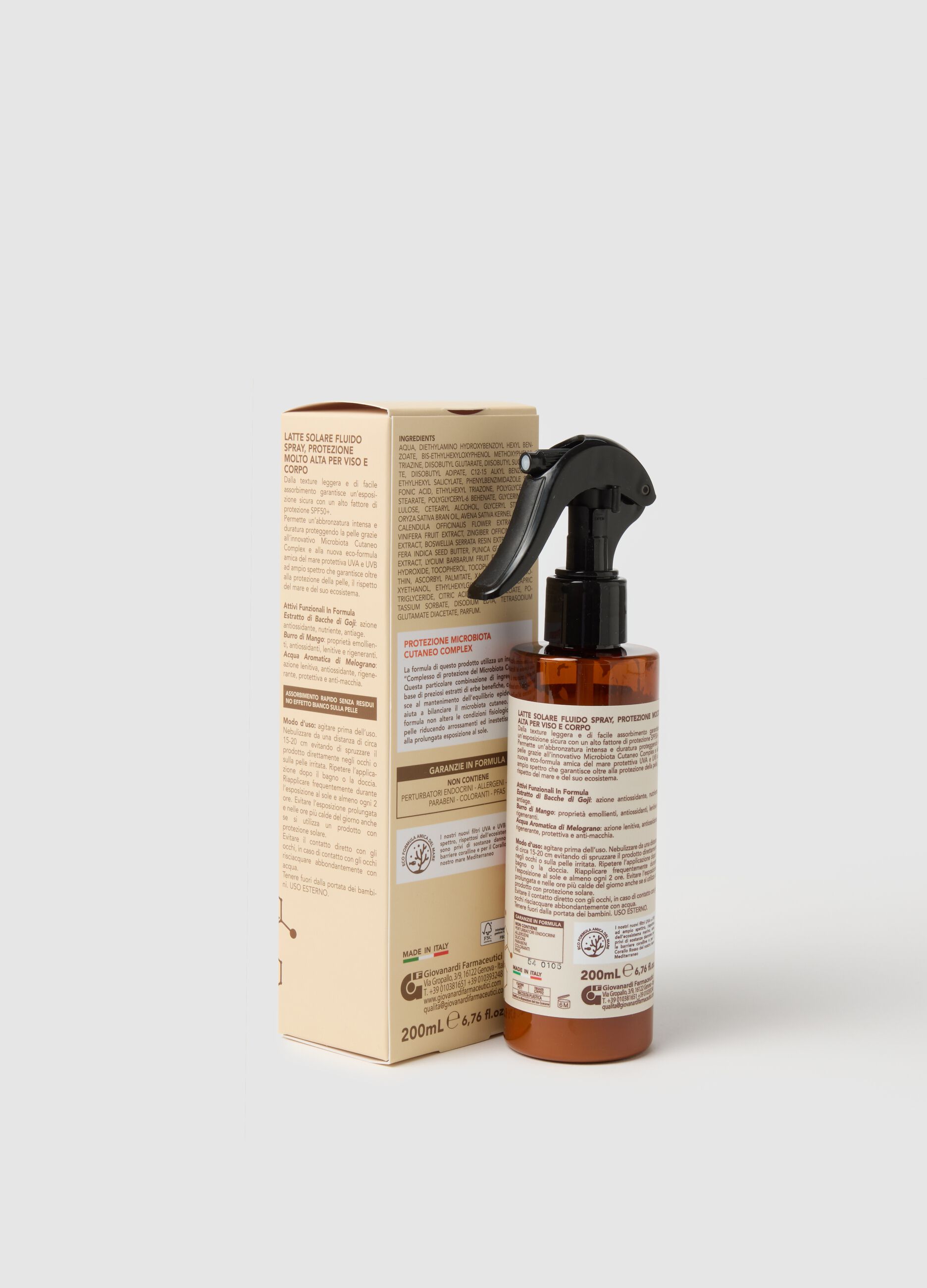 GF latte solare SPF50