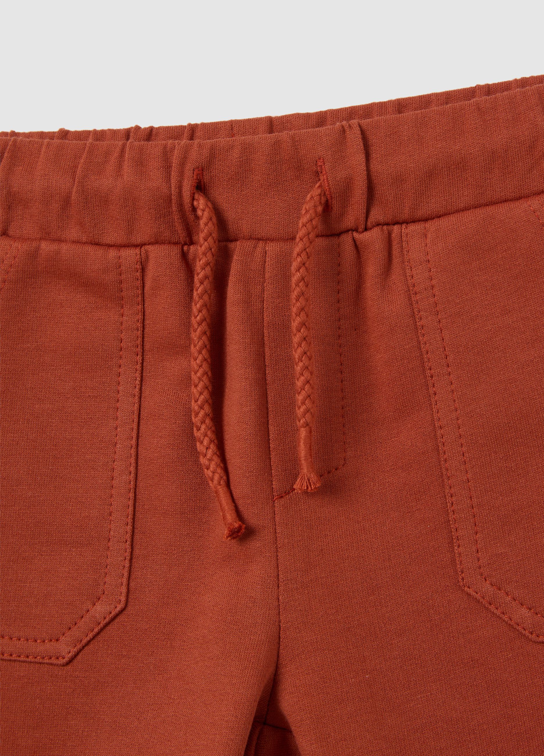 Set da bambino in puro cotone beige regular fit
