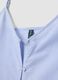 Light blue organic cotton nightdress with thin straps_5