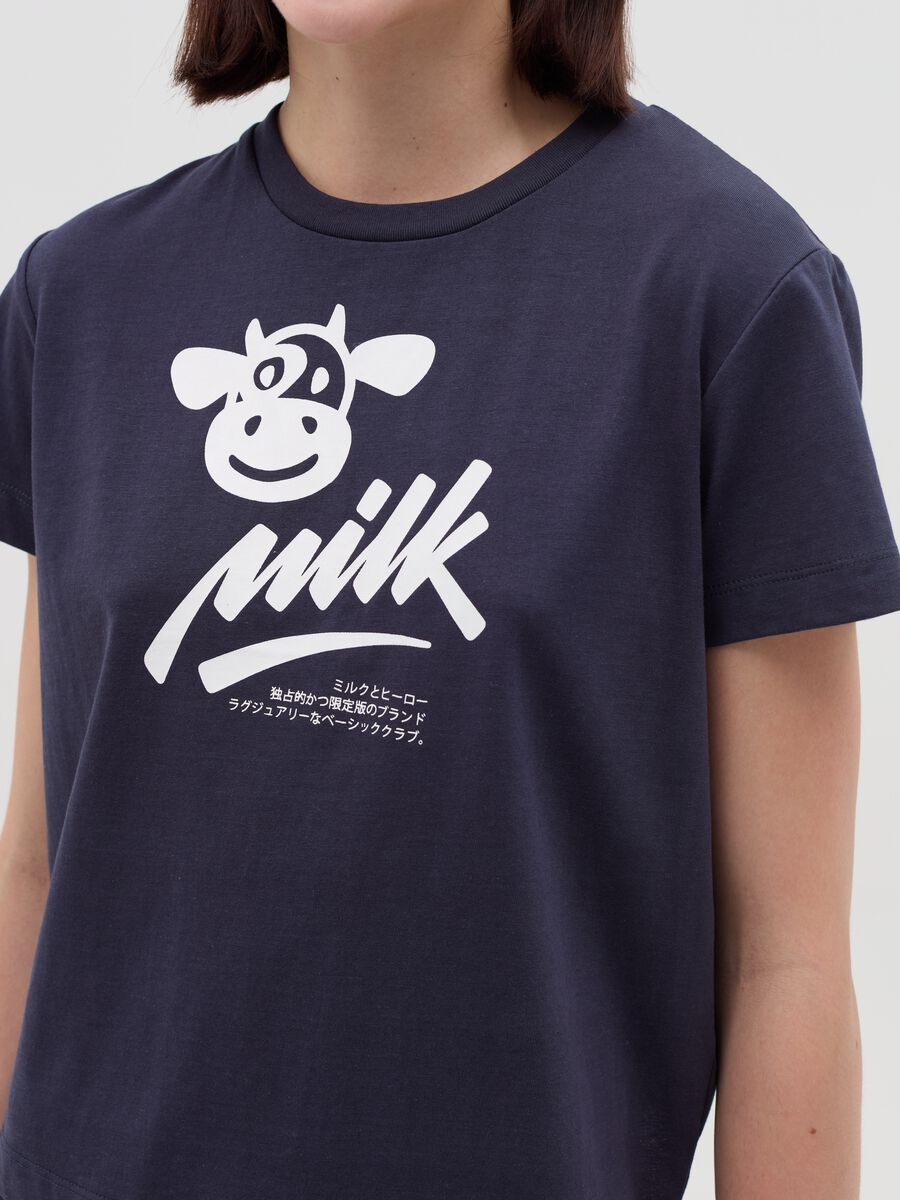 Cotton T-shirt with print_3