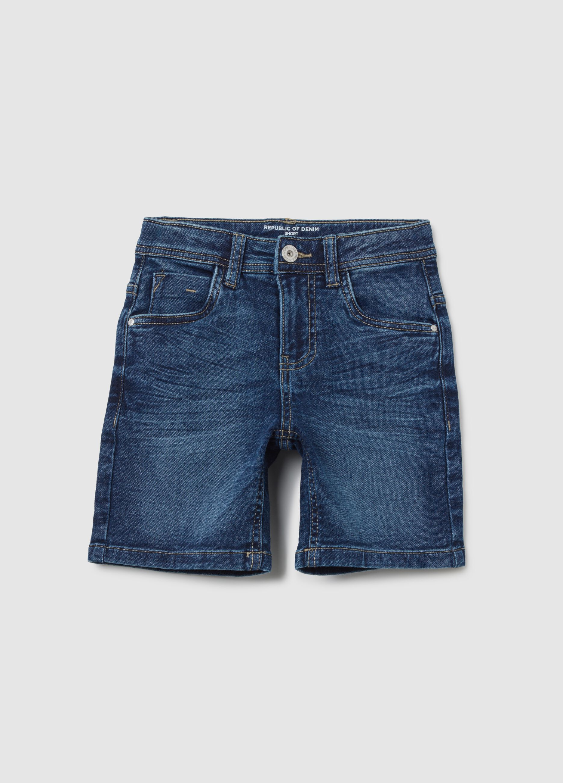 Boys' regular fit denim shorts