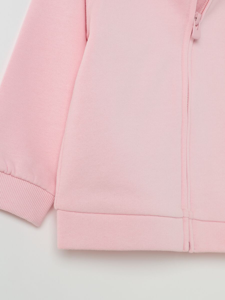 Organic cotton full-zip sweatshirt with hood_3