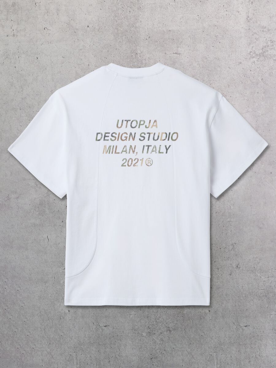 Graphic T-shirt Pocket White_5