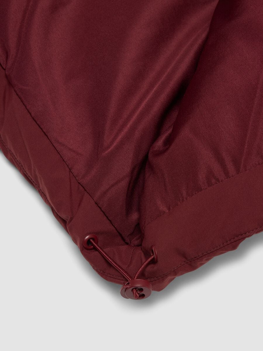 Giacca imbottita rossa con zip e collo alto ALTAVIA STUDIO_6