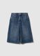 Baggy shorts in pure blue denim cotton_4