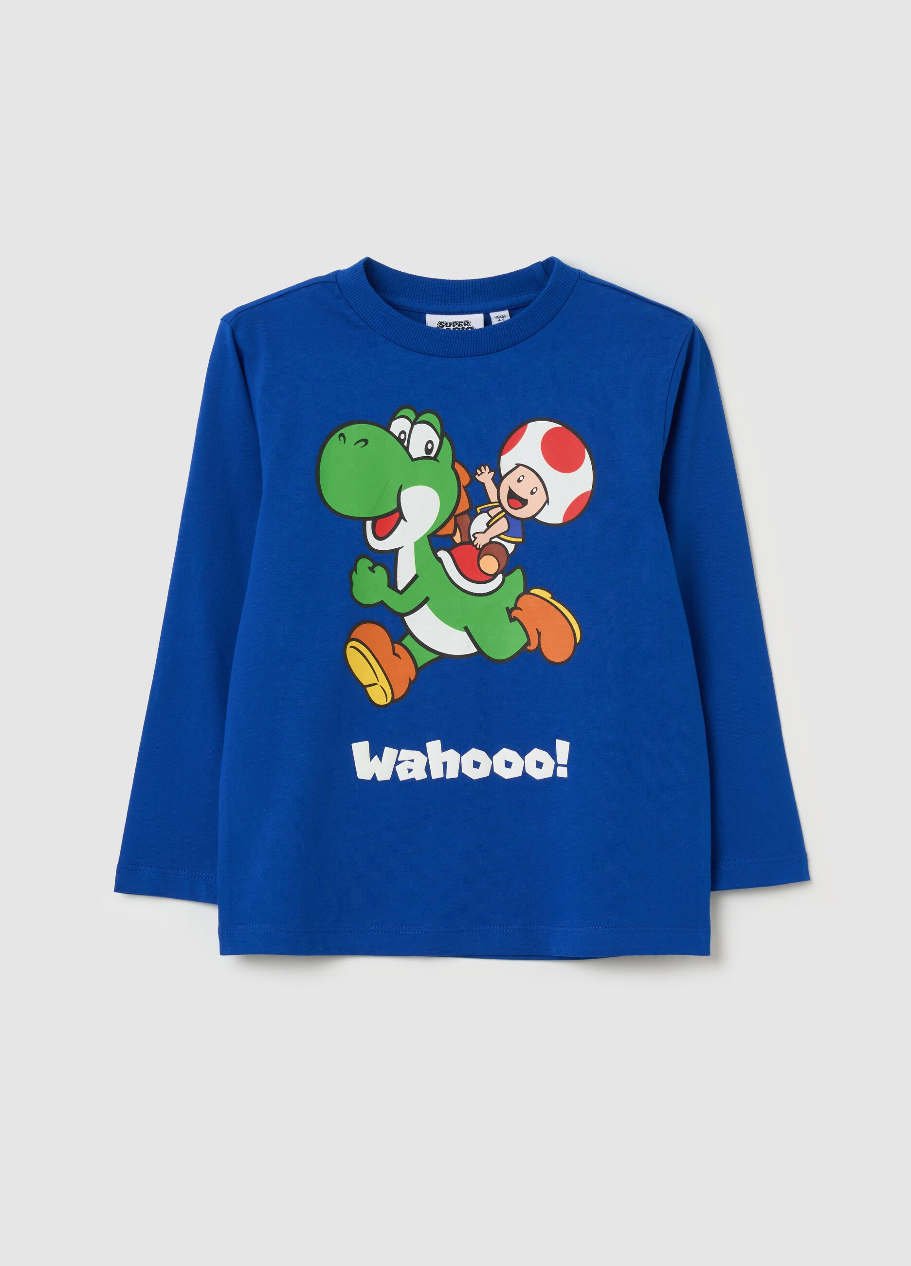 Long-sleeved T-shirt with Super Mario™ print