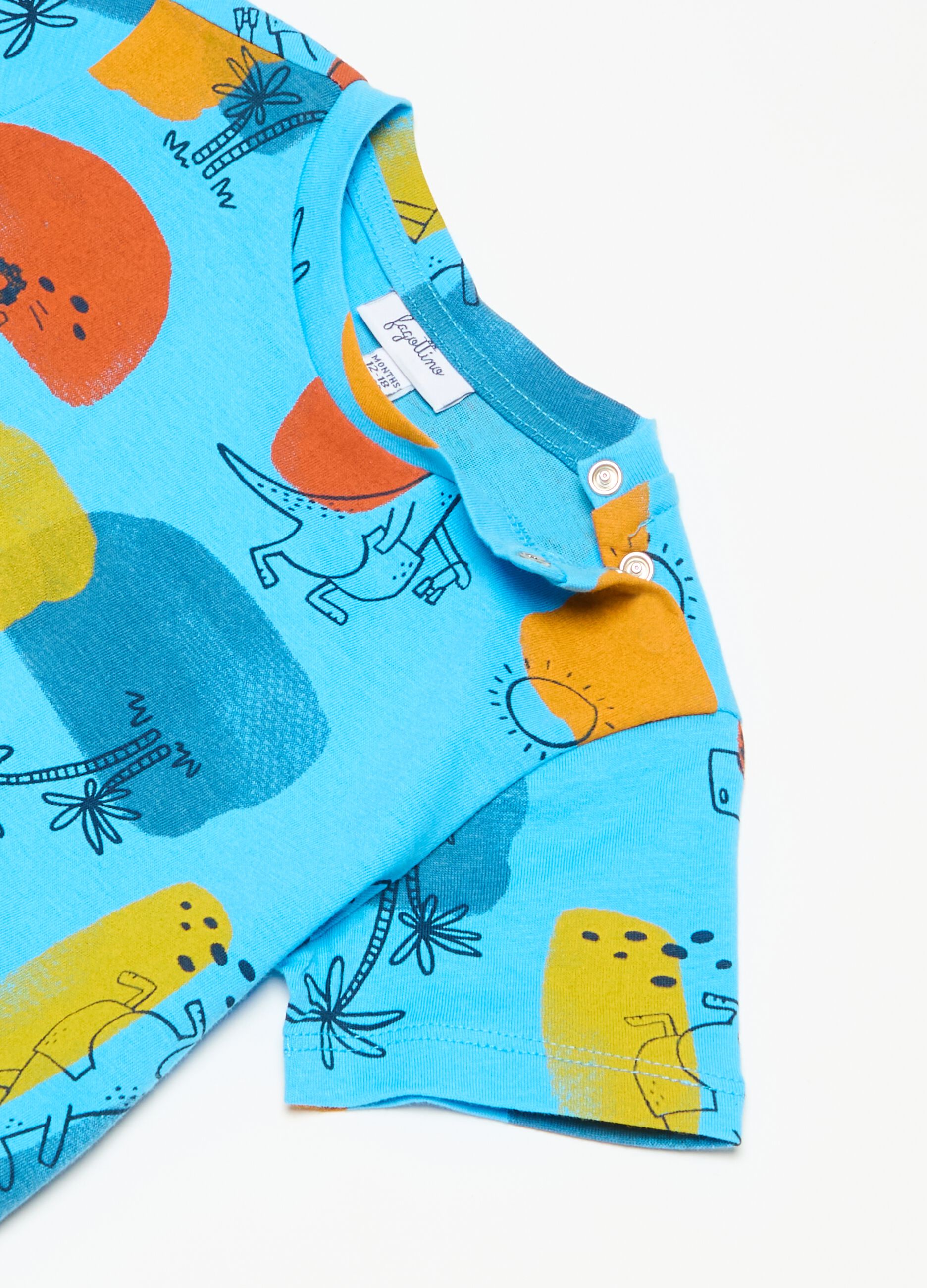 Printed cotton T-shirt