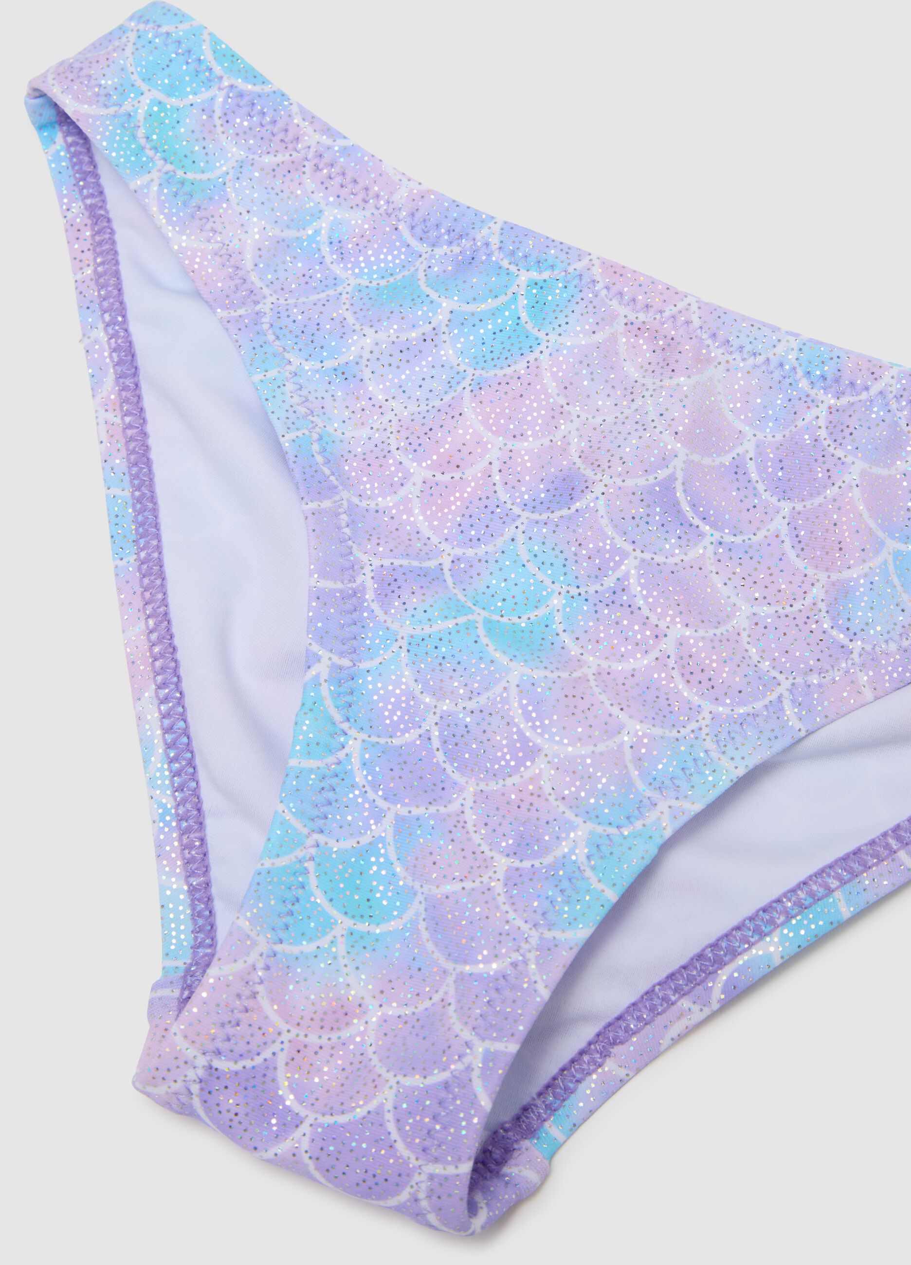 Girls' multicolour stretch blend bikini