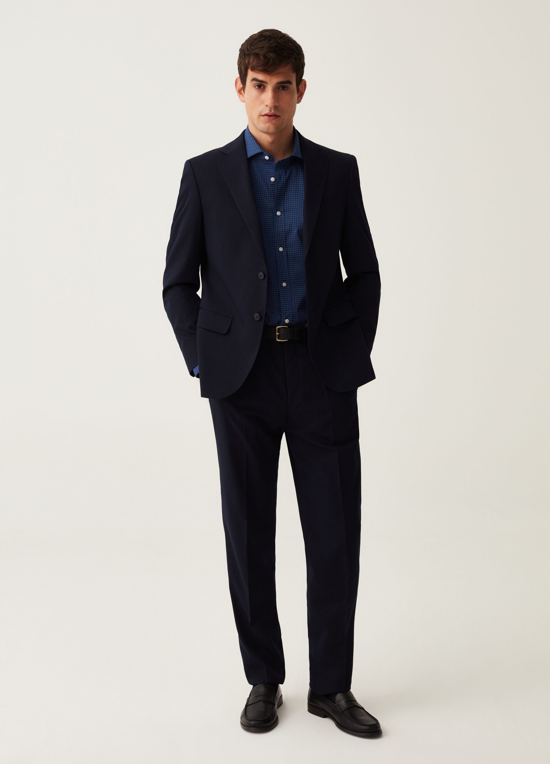 Blazer regular fit blu navy