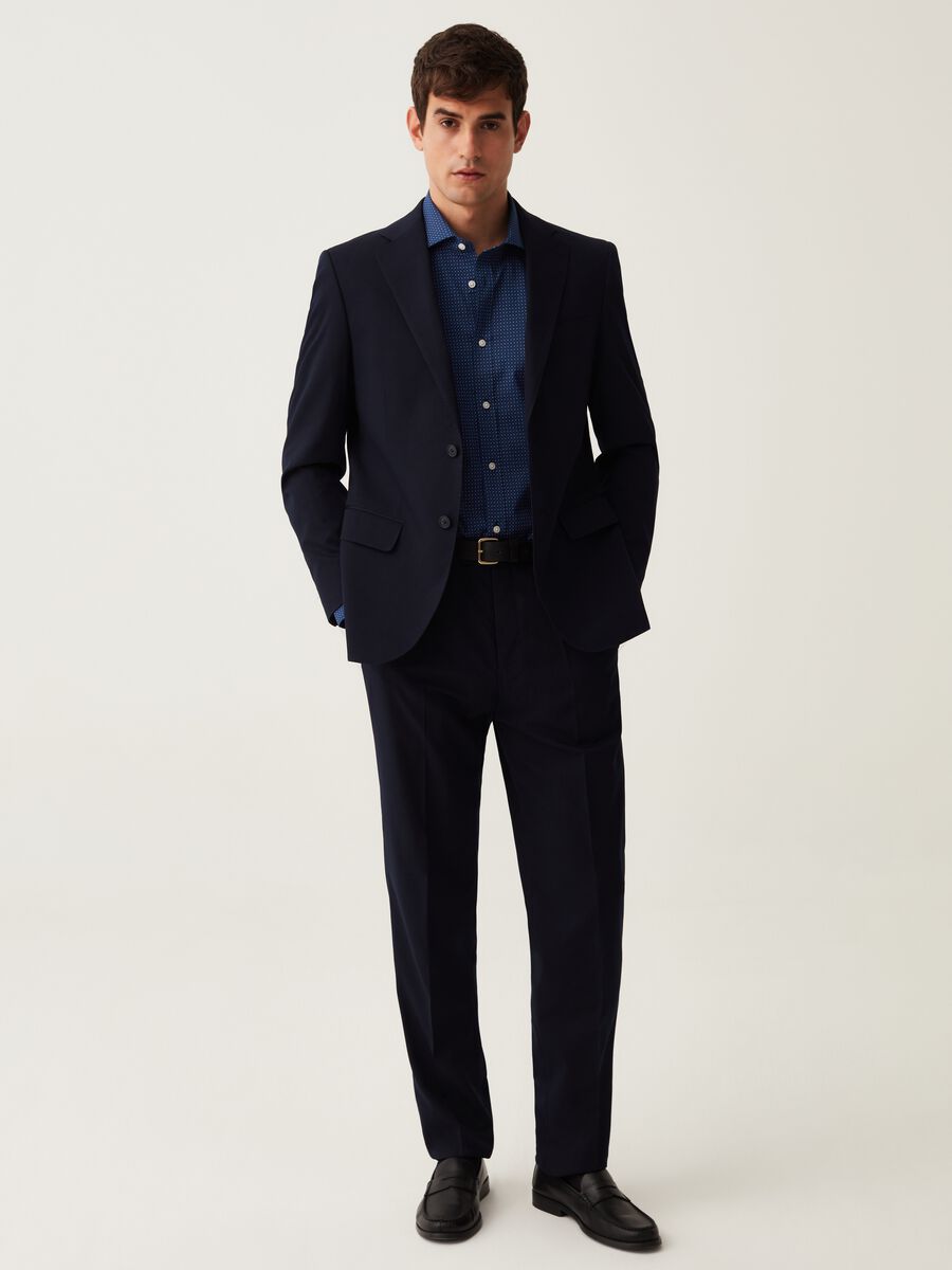 Blazer regular fit blu navy_1