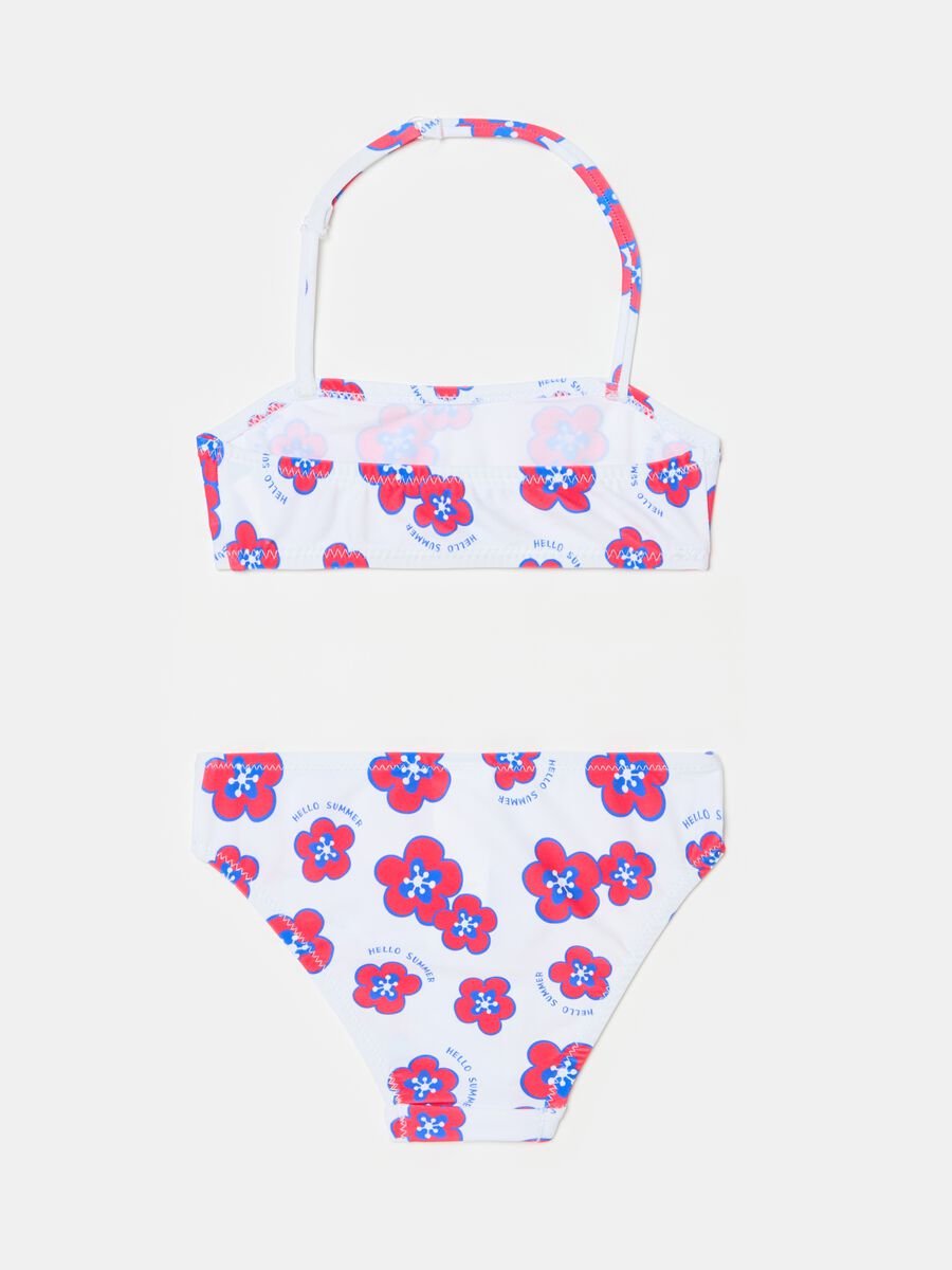 Bikini with flowers and lettering print_1