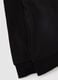 Felpa da bambino in puro cotone nero regular fit_2