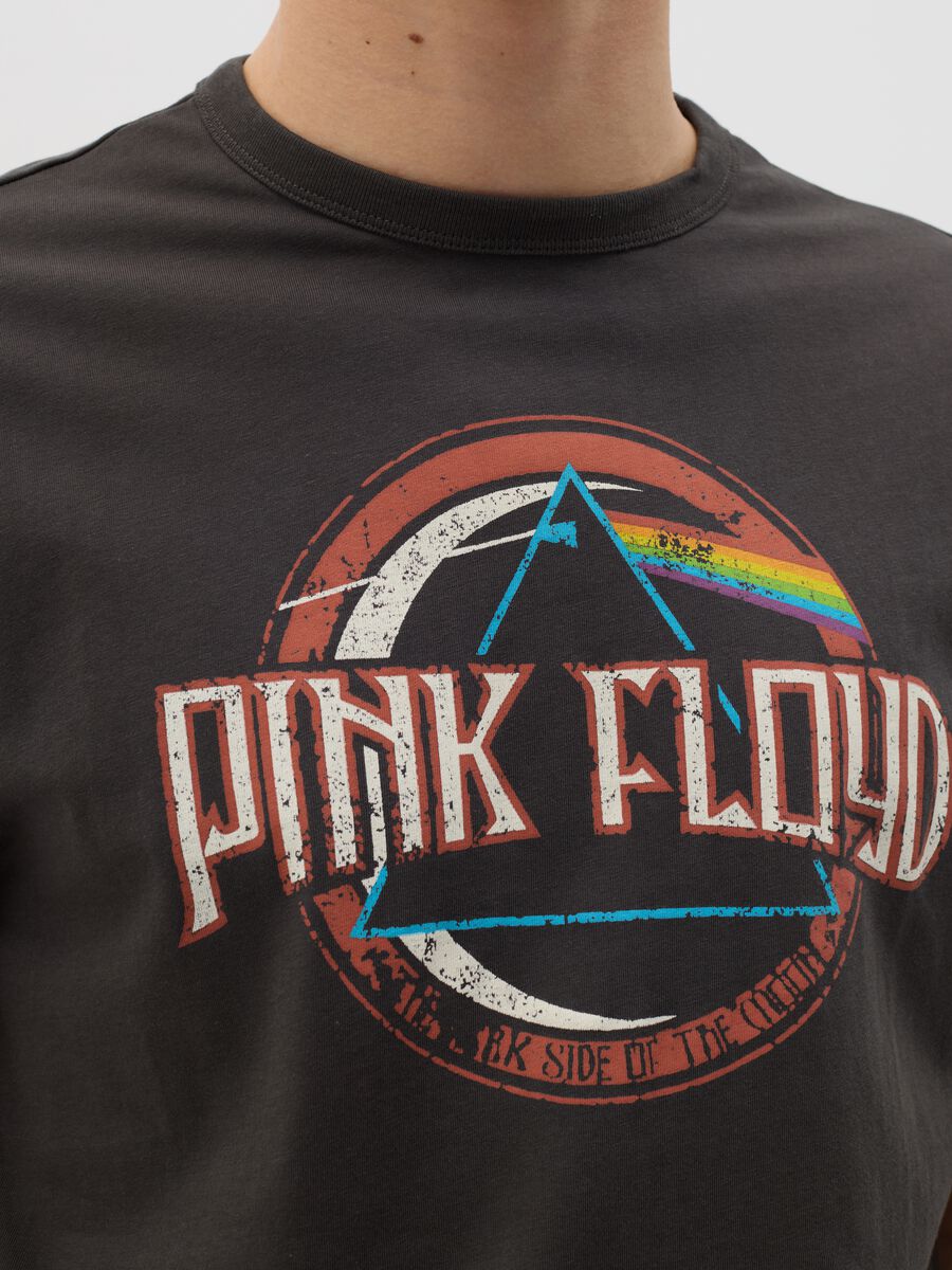 Grey T-shirt with Pink Floyd print_2