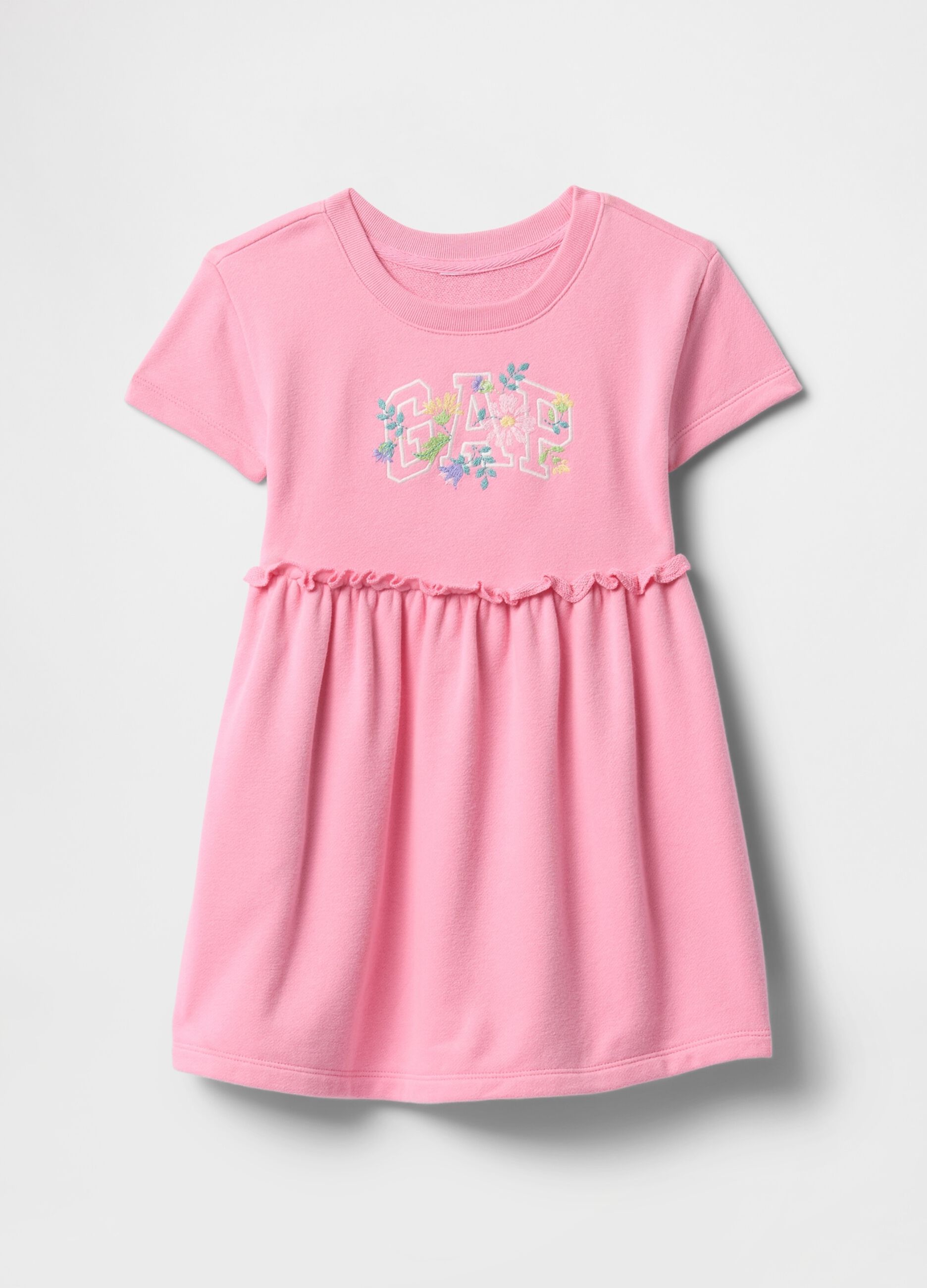 Pink Dress in Pure Cotton by GAP Kids