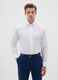 Men's pure cotton white regular fit shirt_0