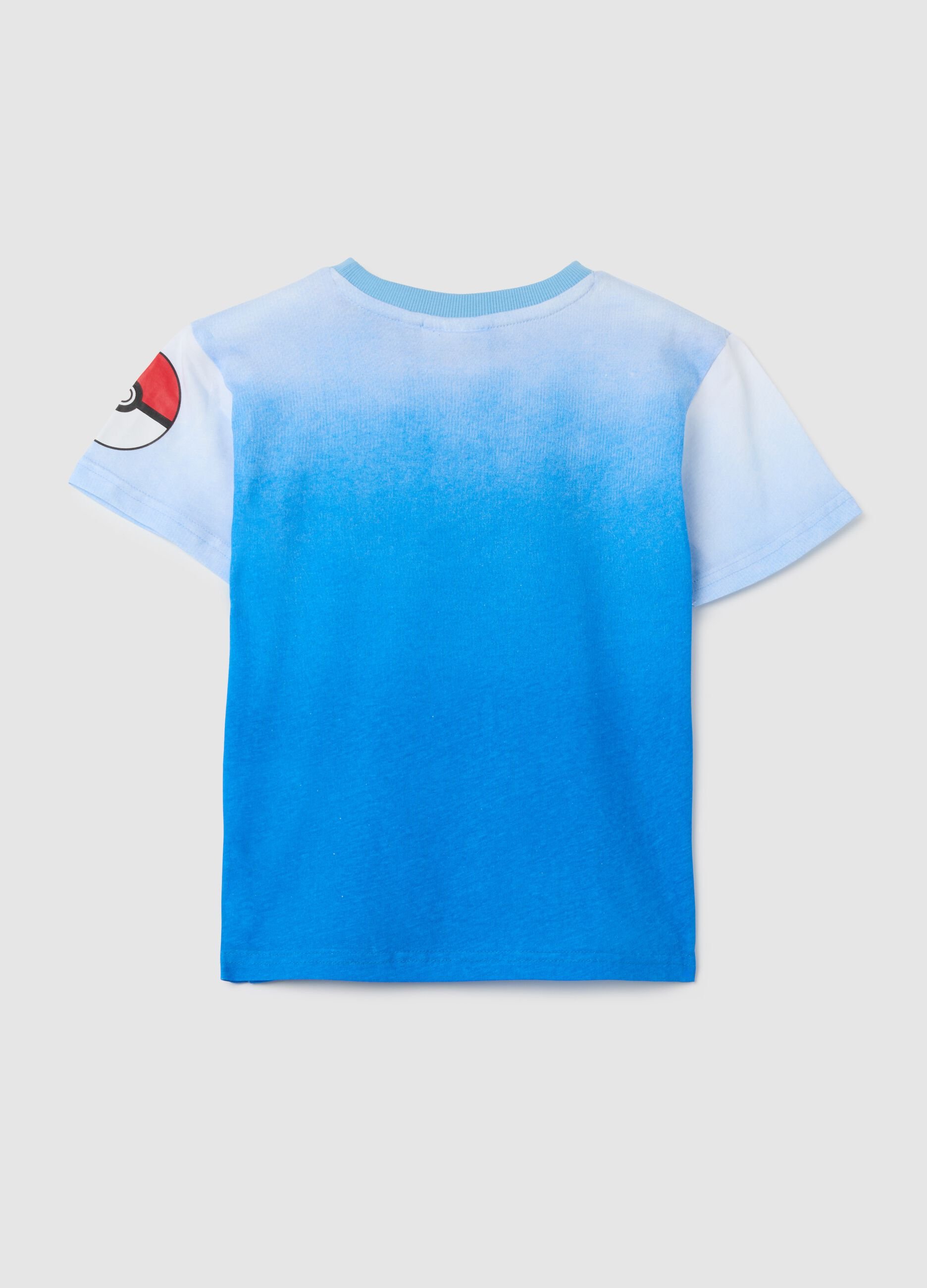 Children's multicolour pure cotton Pikachu print regular fit t-shirt