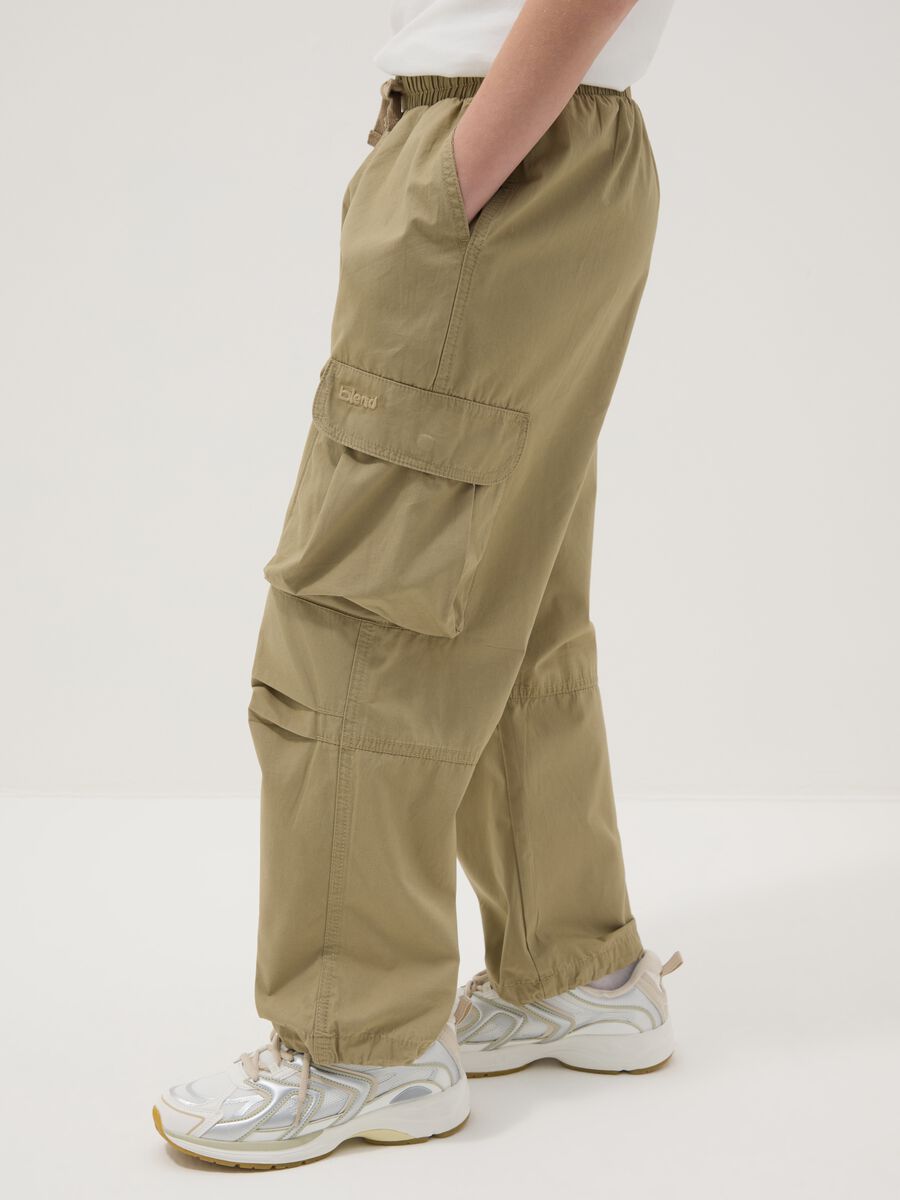 KEREDA Pantaloni Cargo Ragazzi Da Jogging: Con Tasche Multiple, Vita Regolabile, Taglie 134-176, Cotone Morbido