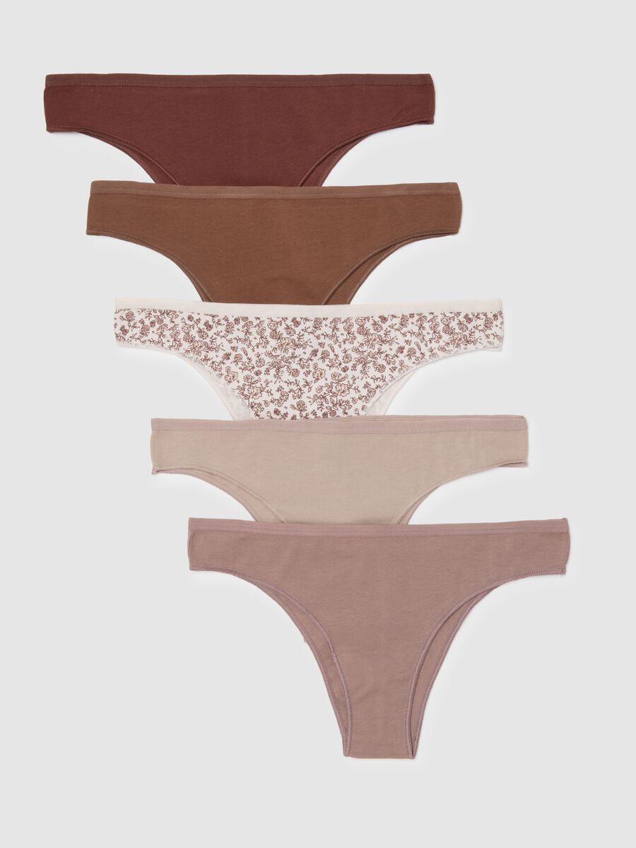Set multipack slip in cotone elasticizzato marrone_4