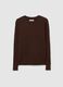 Brown sweater with cable knit_4