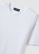 T-shirt bianca in puro lino a maniche corte regular fit_5